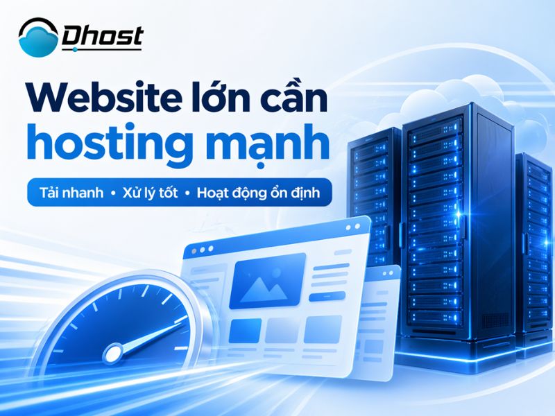 Hosting MaxSpeed cho website dung lượng lớn