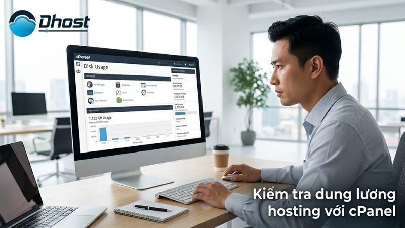 Hướng dẫn kiểm tra dung lượng hosting với cPanel