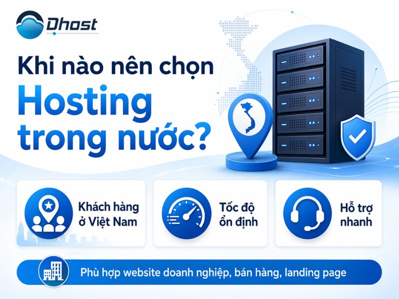 Nên thuê Hosting trong nước hay quốc tế?