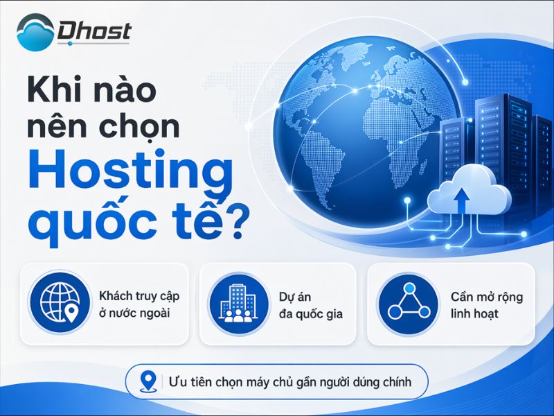 Nên thuê Hosting trong nước hay quốc tế?