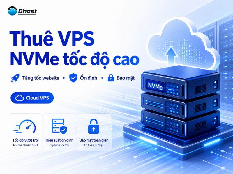 Thuê VPS NVMe tốc độ cao