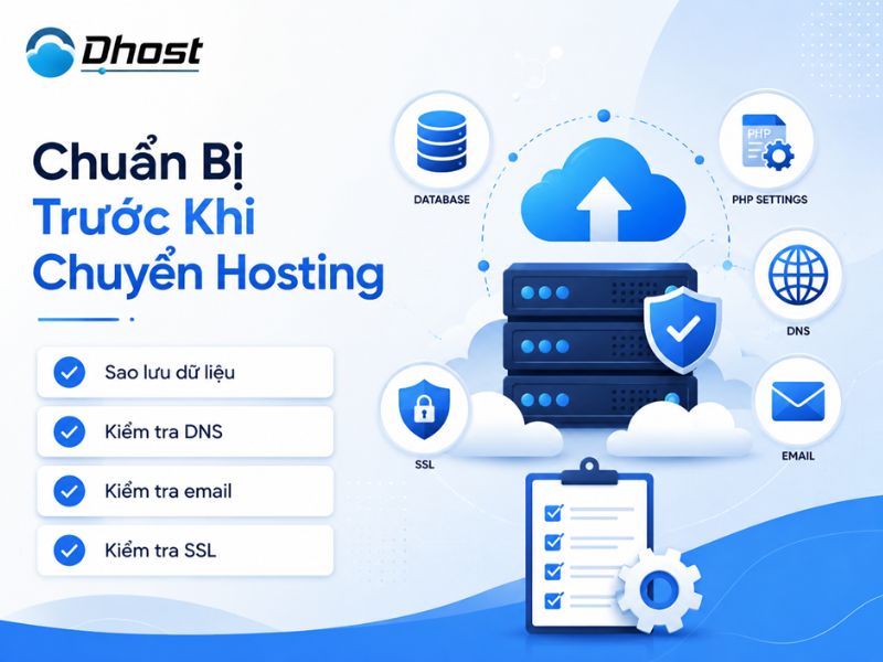 chuyển hosting sang nhà cung cấp khác