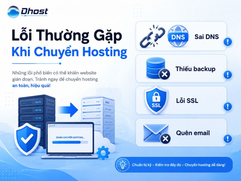 chuyển hosting sang nhà cung cấp khác