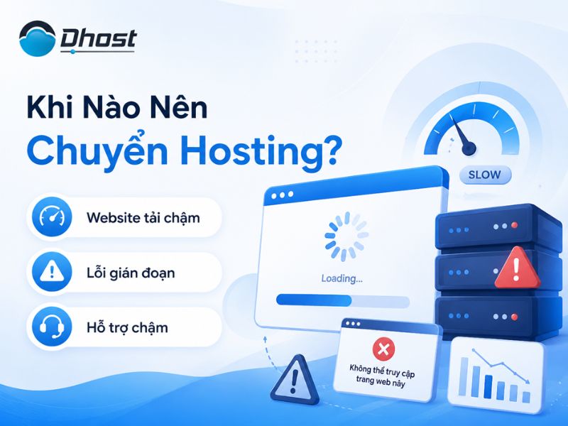 chuyển hosting sang nhà cung cấp khác