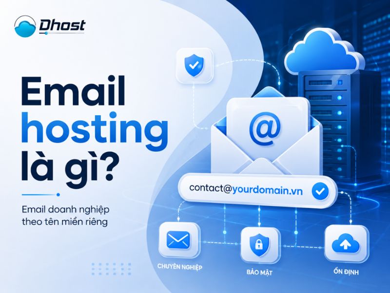 Email hosting là gì? Giải pháp email chuyên nghiệp cho công ty