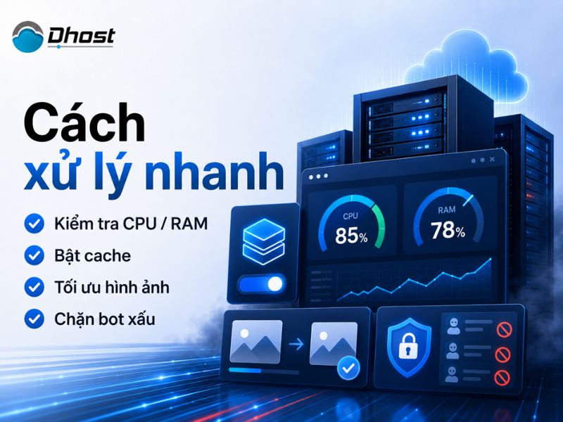 hosting bị quá tải 