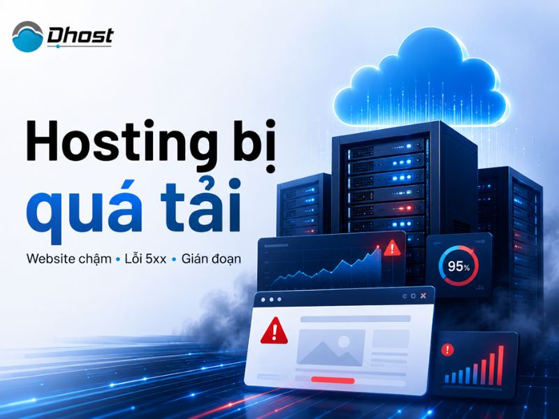 Dấu hiệu nhận biết Hosting bị quá tải, nguyên nhân và cách xử lý hiệu quả