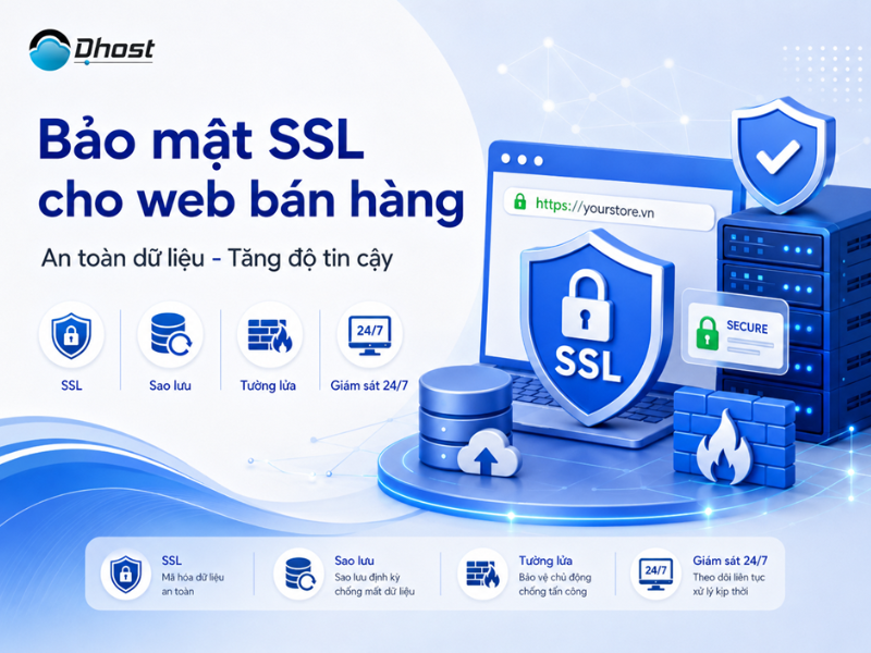 hosting cho website bán hàng