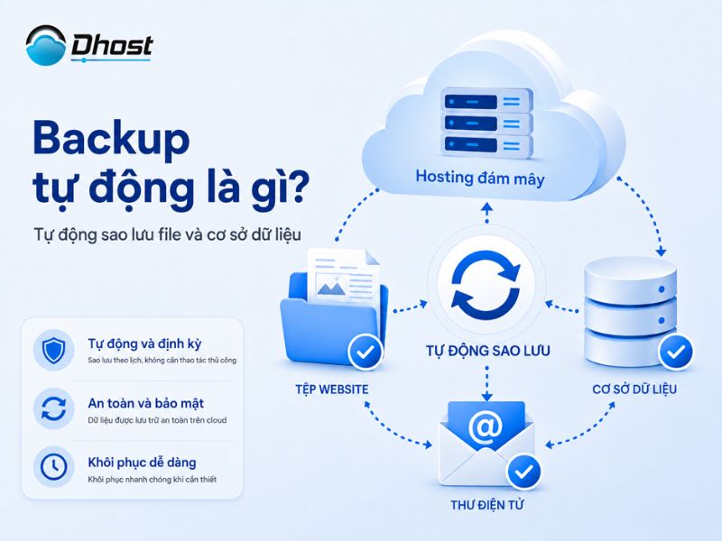 Hosting có backup tự động: Giải pháp tránh mất dữ liệu