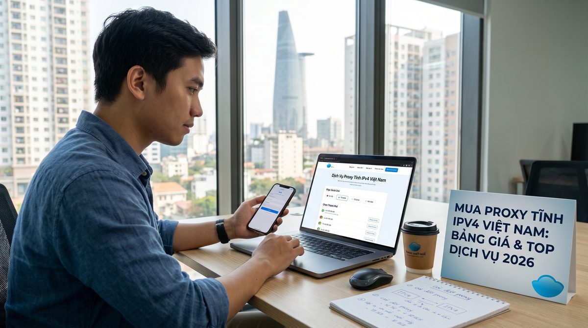 Mua Proxy Tĩnh IPv4 Việt Nam: Bảng Giá & Top Dịch Vụ 2026